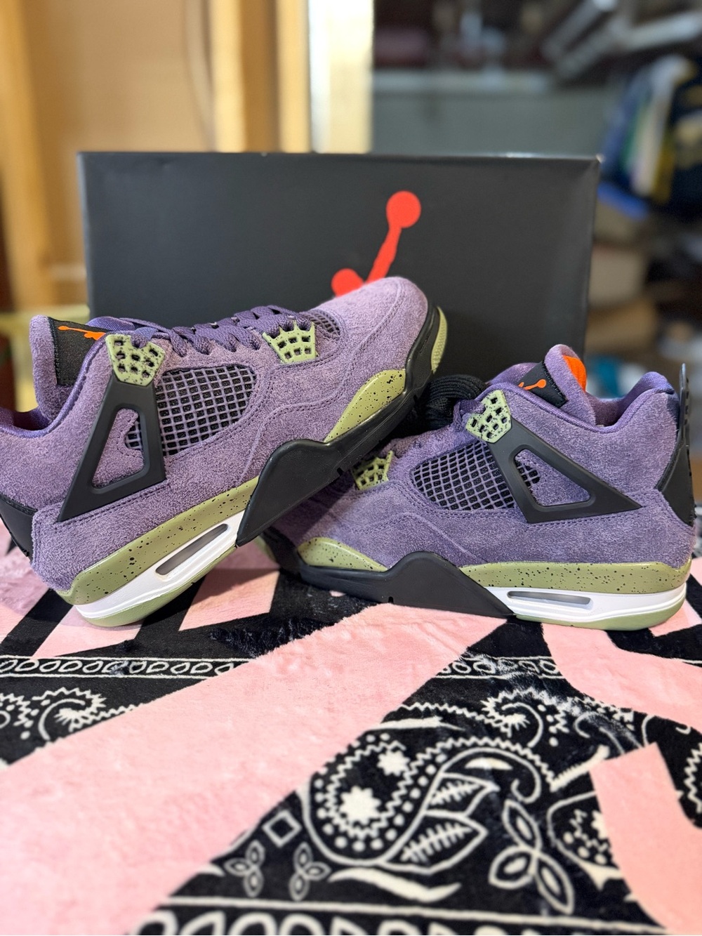 Jordan 4 Canyon Purple 7M or 8.5W OG all